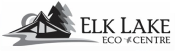 Elk Lake Eco Centre black and white logo